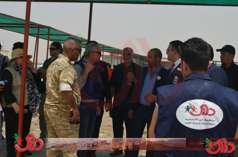 Dary Human Launches Its Circular Clinic in Faluja Camps in the Presence of World Health Organization Director