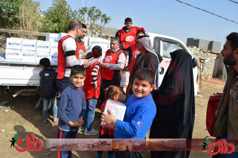 Dary Human UNICEF Health Boxes to 3,000 Families in Al-Diwaniya