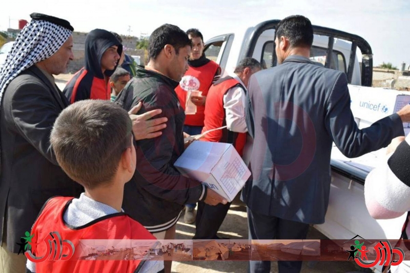 Dary Human UNICEF Health Boxes to 3,000 Families in Al-Diwaniya