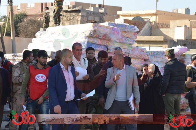 Dary Human Helps 535 Families Returning to Liberated District of Al-Sa’diya