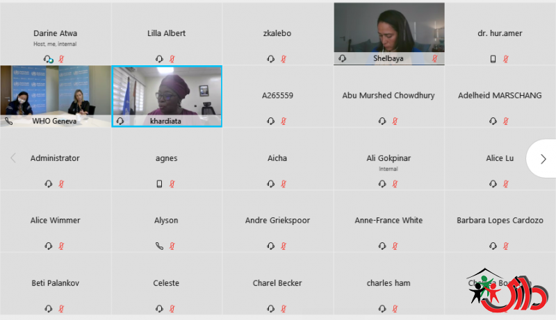 DARY Humanitarian Organization represent IRAQ at international webinar about COVID-19