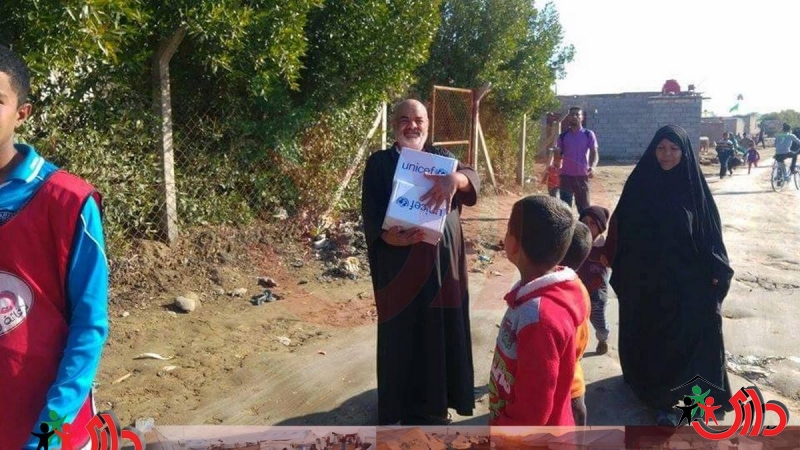 Dary Human distributes 1500 Health Boxes to Martyrs Families and Displaced Families in Al-Diwaniya