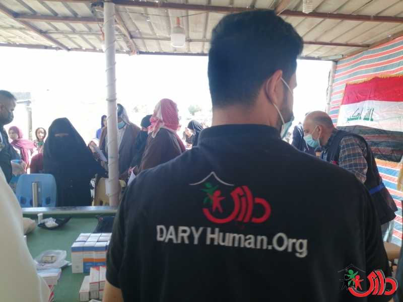 DARY organization implements an emergency humanitarian Health campaign in the south of Al-Diwaniyah Governorate