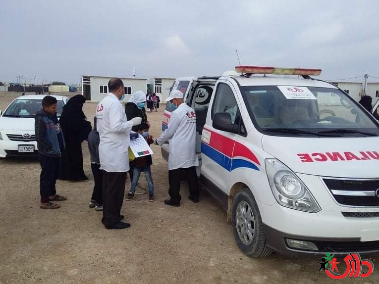 DARY organization launches the mobile  vaccination teams project to vaccinate COVID-19 vaccine in Anbar