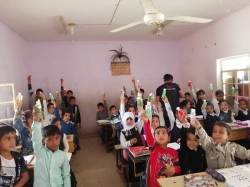 Dary Human organization treats and gives awareness sessions to 1150 students in Diwaniyah Schools