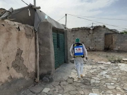 Dary Human Organization disinfected the informal settlements in Al-Diwaniya governorate as part of The Safe Home campaign. 