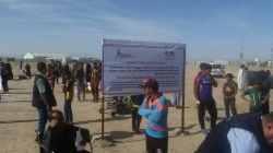 Dary distributes 80 food baskets to Anbar displaced people