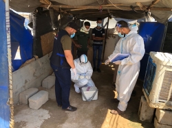 For the second time Respectively, DARY Human Organization is contributing to the implementation of an effective field survey campaign launched by the Anbar Health Department to take samples from suspected cases of (Covid-19) virus in Amiriyate Al-Falluja camps for the displaced (IDPs)